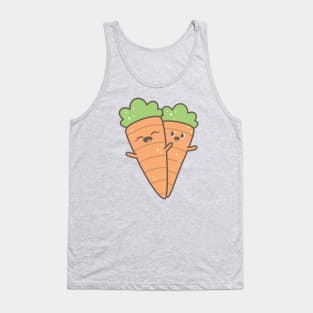 Cute Happy Kawaii Carrots Tank Top